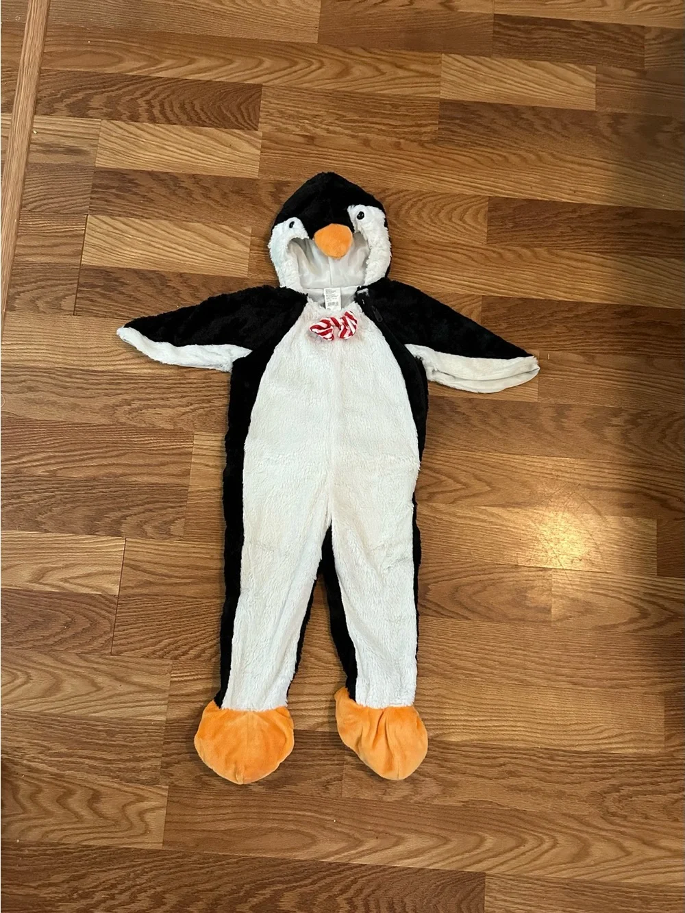 Kids Penguin Costume - Black, White & Orange